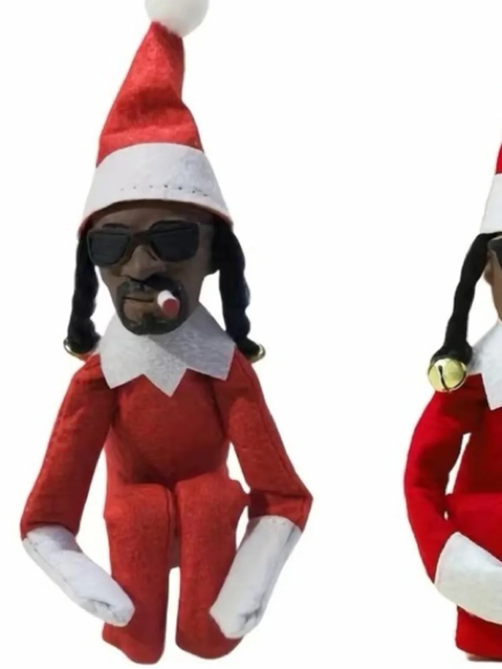 Snoop on A Stoop Plush Elf Doll with Sunglasses, Braided Hair and smoke NIP